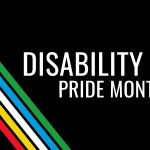 Disability Pride Month flag.