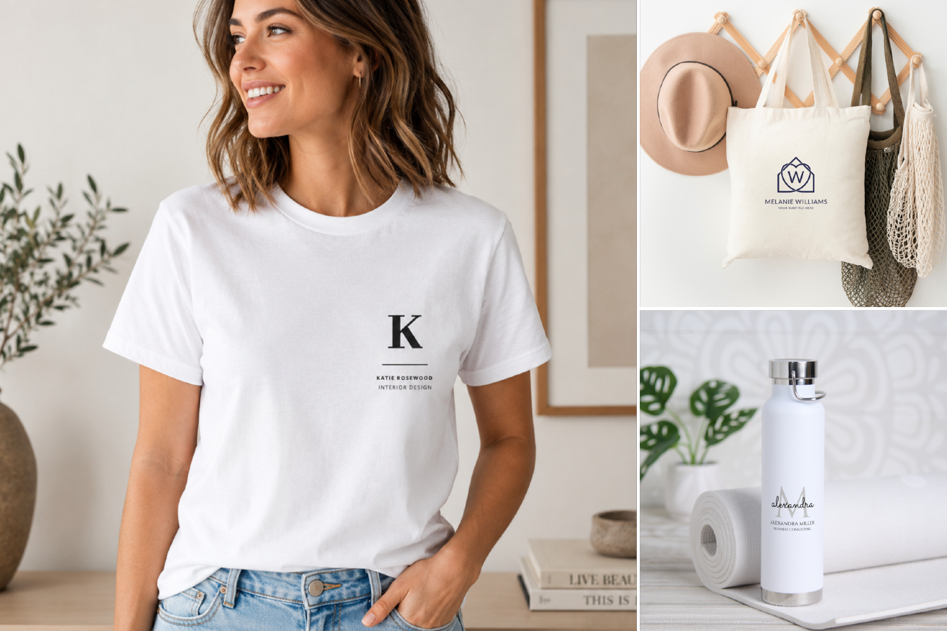 A selection of branded products images.