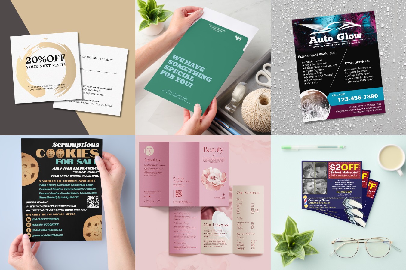 Direct mail products from Zazzle.