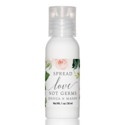 $39.00 per 12 bottles Blushing Blooms Spread Love Not Germs Hand Sanitizer