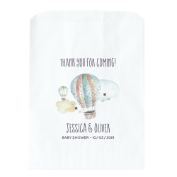 $61.10 per pack of 50 Cute Hot Air Balloon Party Favor Bag