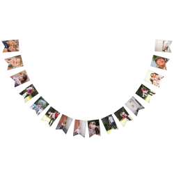$26.35 per set of 16 flags Make your own personalized photo template bunting flags