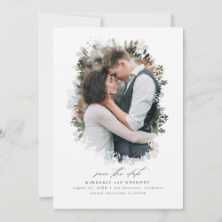 Romantic and Dreamy Save the Date Photo