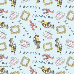 FRIENDS™ Watercolor Icons Pattern Thermal Tumbler