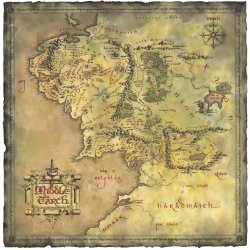 MIDDLE EARTH™ Map Poster