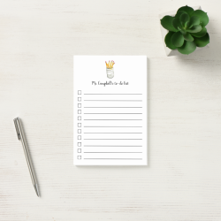 Personalized Teacher Checklist : To-do List Post-it Notes