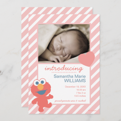 Elmo Birth Announcement