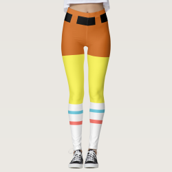 Nerdy Yellow And Brown Pants