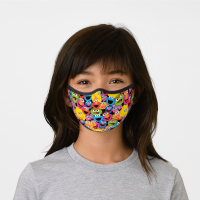 Sesame Street Character Faces Pattern Premium Face Mask
