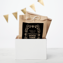 Wicked Good Time Halloween Treats Favor Bag