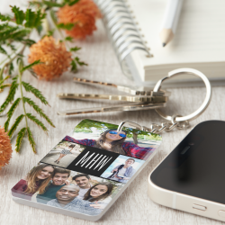 YOUR PHOTOS & MONOGRAM key chain