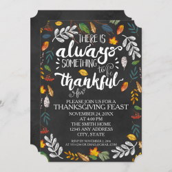 Thanksgiving Dinner Party Invitation