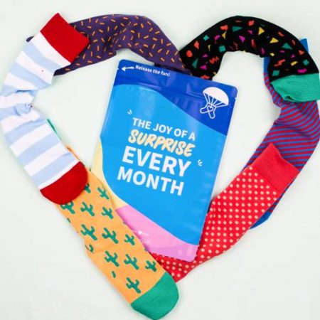 Starting at $12.99; sayitwithasock.com Say It with Sock Subscription
