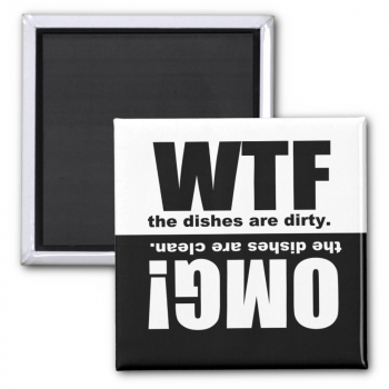 Clean Dirty Dishwasher magnet