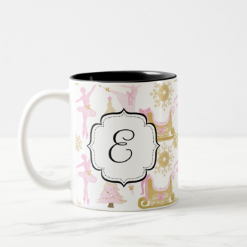 Monogrammed Nutcracker Suite Ballet Tea Coffee Mug