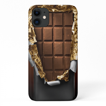 Realistic Unwrapped Chocolate Bar iPhone 6 case