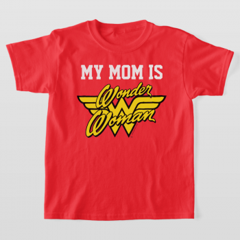 Custom Name Wonder Woman Logo T-Shirt