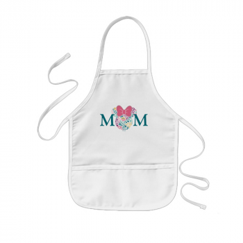 Minnie Mouse Floral Icon - Happy Mother's Day Kid Apron