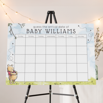 Classic Winnie The Pooh Baby Shower Game - Baby Food Guessing Game